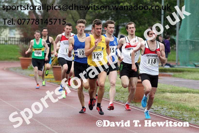 Jimmy Hedley 800 metres, North Eastern Grand Prix, Monkton Stadium, Jarrow. Photo: David T. Hewitson/Sports for All Pics